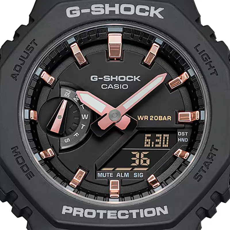 Casio G-Shock Black Dial Resin Men's Watch- GMA-S2100-1A